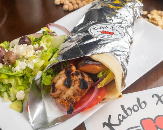 Order Shish Tawook Sandwich food online from Kabob Xpress store, Evansville on bringmethat.com