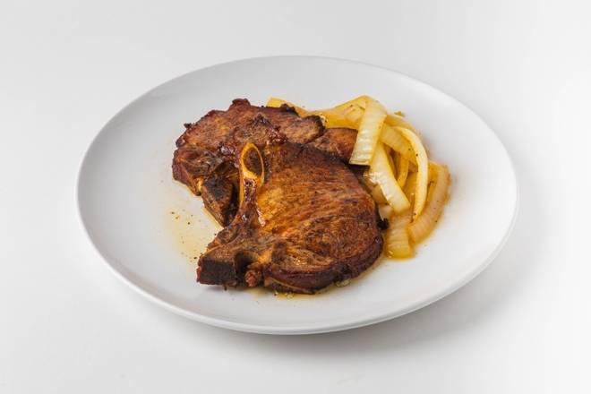 Order Fried Pork Chops food online from Sophie's cuban cuisine store, New York on bringmethat.com