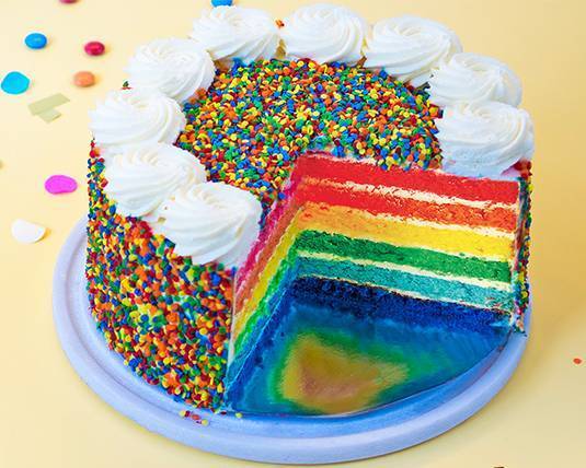 Rainbow Torte