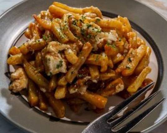 Order Disco fries  (Large) food online from Pizzanada store, Bloomfield on bringmethat.com