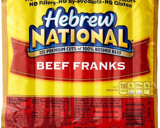 Order Hebrew National Hot dogs  food online from Fresko Market store, Miami on bringmethat.com