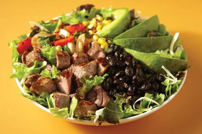Order Spicy Steakhouse Salad food online from Savage Burrito store, Brookfield on bringmethat.com