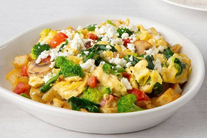 Order Veggie Scrambler* food online from Bakers Square Restaurant & Pies store, Palatine on bringmethat.com