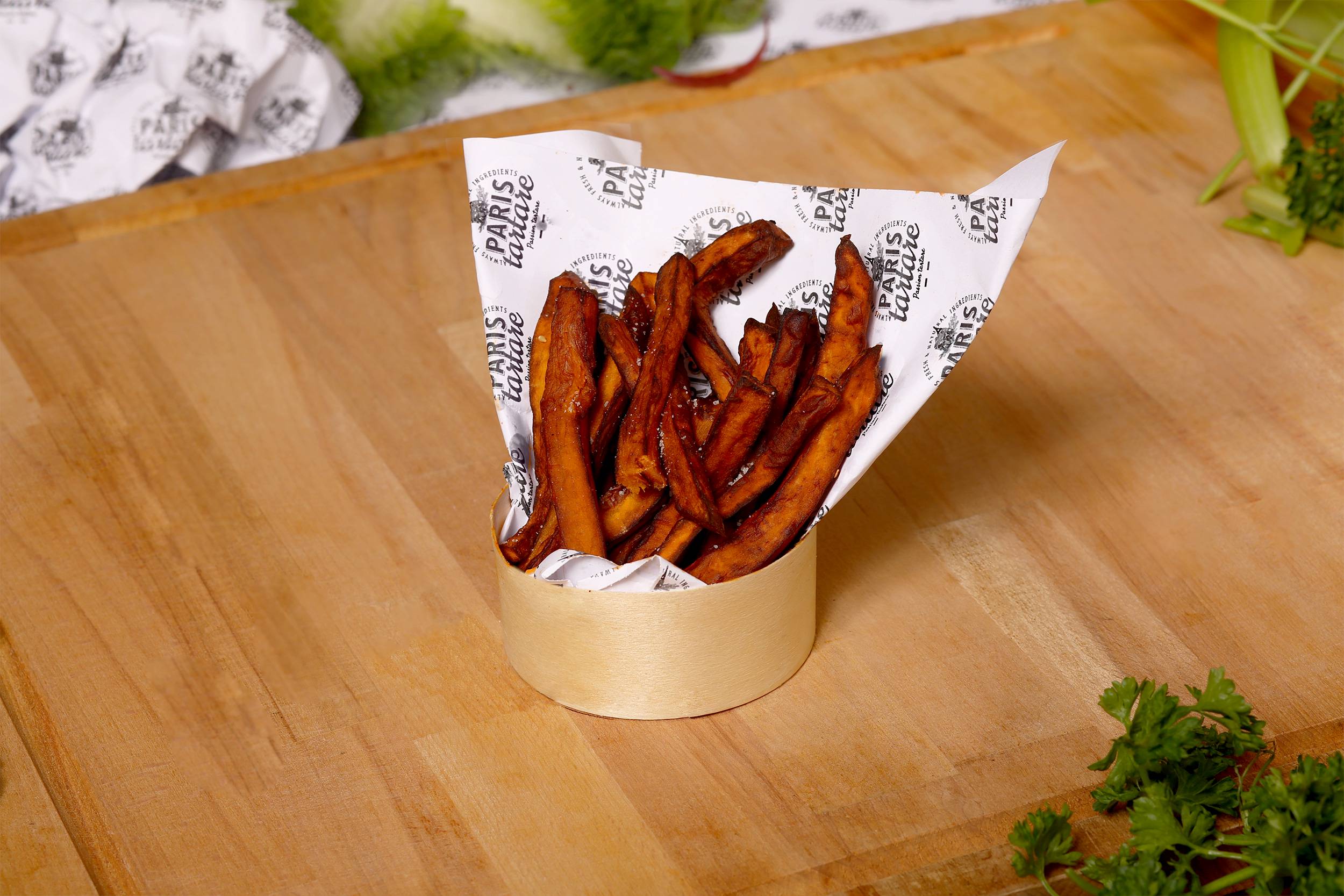 Frites patate douce