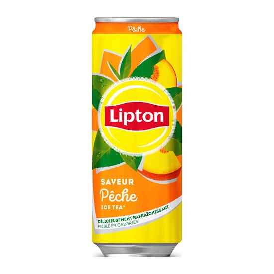 The pêche 33 cl Lipton Ice Tea