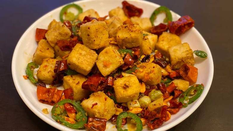 Order Magic Chili Tofu food online from Crouching Tiger Restaurant store, Redwood City on bringmethat.com
