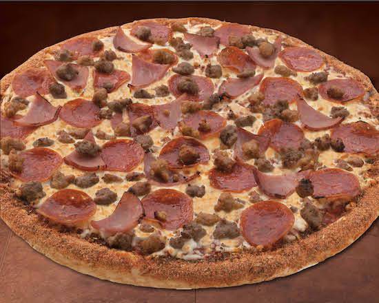 Order Large Meat Eaters Specialty Pizza food online from Hungry Howie'S store, North Port on bringmethat.com