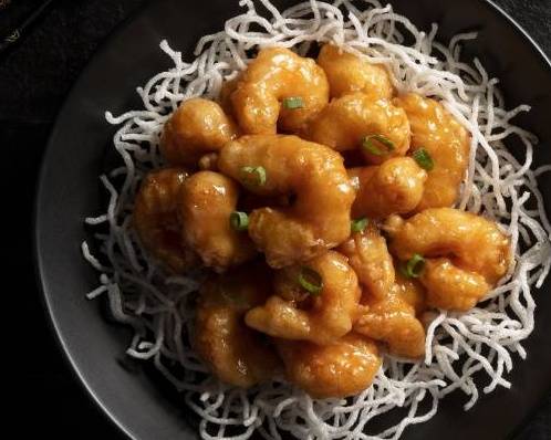 Crispy honey shrimp