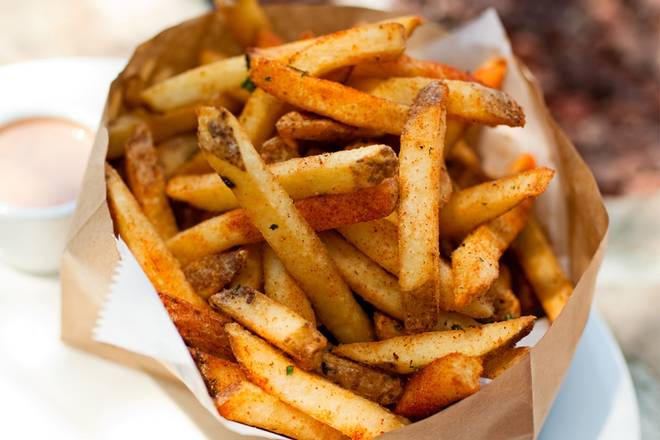 Order Cajun Fries food online from Lazy Dog Restaurant & Bar store, Boca Raton on bringmethat.com
