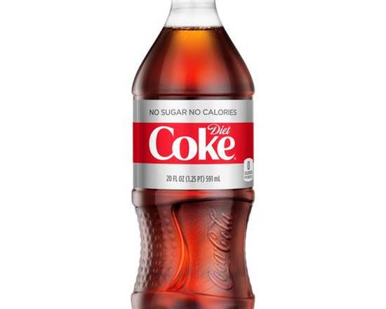 Order Diet Coke (20 oz) food online from Hard Rock Cafe store, Hollywood on bringmethat.com