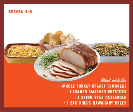 Order Winner, Winner, Turkey Dinner - Whole Smoked Turkey Breast   food online from The HoneyBaked Ham Company store, Port Charlotte on bringmethat.com