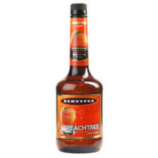 Order Dekuyper Peachtree Schnapps 750ML 15%ABV  food online from Princess Liquors store, Port Saint Lucie on bringmethat.com