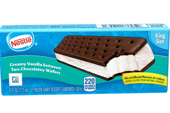 Order Nestle King Size Ice Cream Sandwich food online from Nobhill Pizza & Shawerma store, San Francisco on bringmethat.com