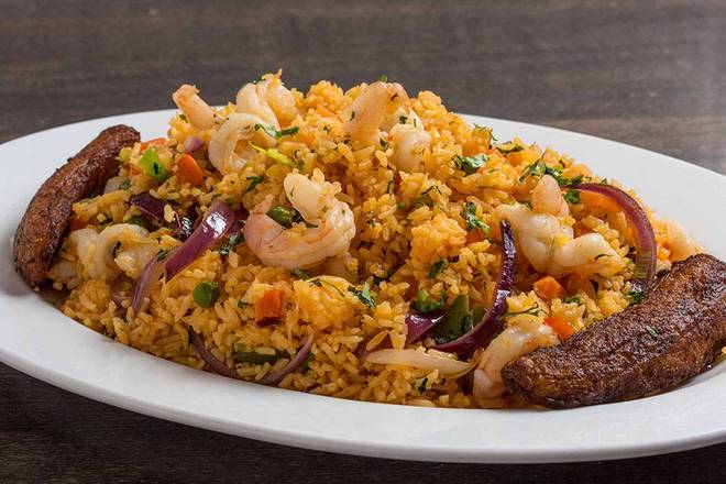 Order Arroz con Camarones food online from El Guayaquileno Restaurant store, Elmhurst on bringmethat.com