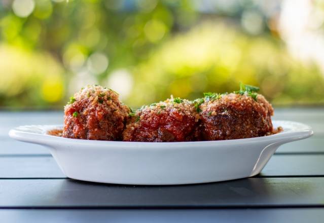 Order 3 MEATBALLS AL FORNO food online from F&D Woodfired Italian Kitchen store, Winter Park on bringmethat.com