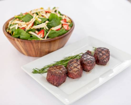 Order Grilled Prime Steak Family Meal for 4 food online from F2o Fresh to Order store, Johns Creek on bringmethat.com