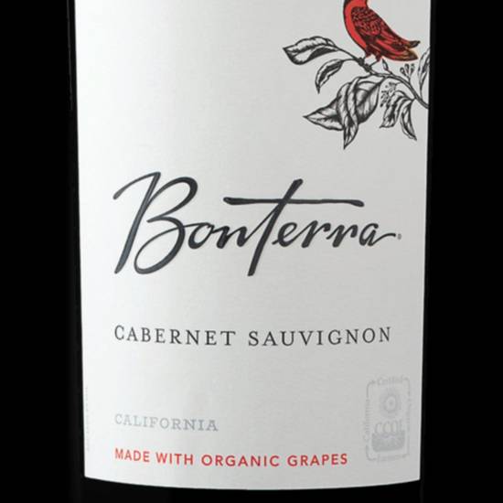 Order Bonterra Cabernet Sauvignon 750ML 14.3% ABV  food online from Princess Liquors store, Port Saint Lucie on bringmethat.com