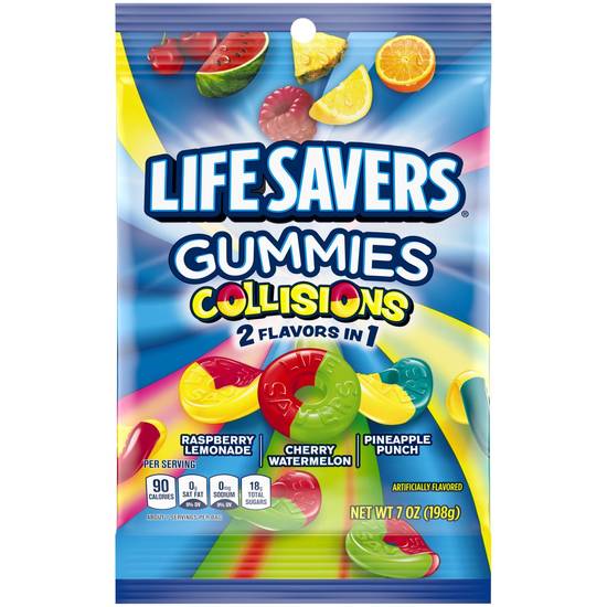 Order LIFE SAVERS Gummy Candy, Collisions, 7 oz Bag food online from Cvs store, LINCOLN on bringmethat.com