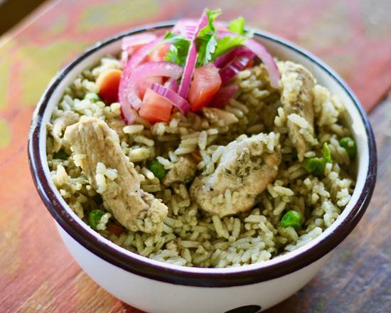 Order Arroz Con Pollo food online from Qusqo Bistro and Gallery store, Los Angeles on bringmethat.com