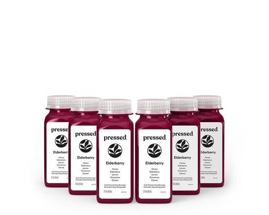 Order Elderberry Shot 6-Pack food online from Pressed store, San Diego on bringmethat.com