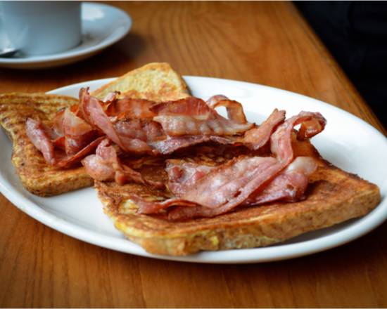Order Bacon French Toast food online from The Pancake Snob store, New York on bringmethat.com