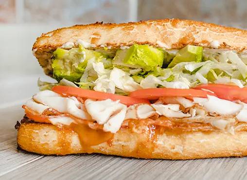 Order 34. HUNTER PENCE food online from Ikes Love & Sandwiches store, San Jose on bringmethat.com
