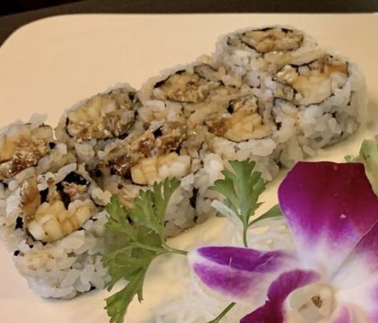 Order Salmon Skin and Cucumber Sushi Roll food online from Mizu Sushi and Grill store, Jacksonville on bringmethat.com