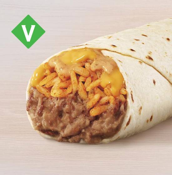 Order Cheesy Bean and Rice Burrito food online from Taco Bell store, Talladega on bringmethat.com