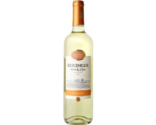 Order Beringer Moscato, 750mL wine (14.0% ABV) food online from Alamo Liquors store, TAMPA on bringmethat.com