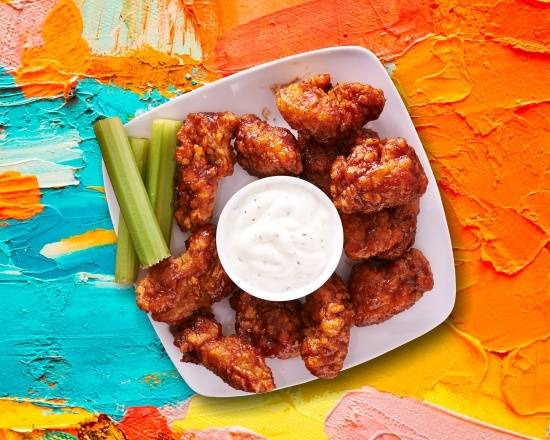 Order 16 pcs Black Bird Boneless Wings  food online from Black Bird Wings store, Oklahoma City on bringmethat.com