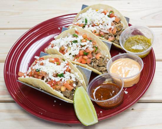 Order Steak Taco (Taco De Carne Asada) food online from Rey Tacos store, Lantana on bringmethat.com