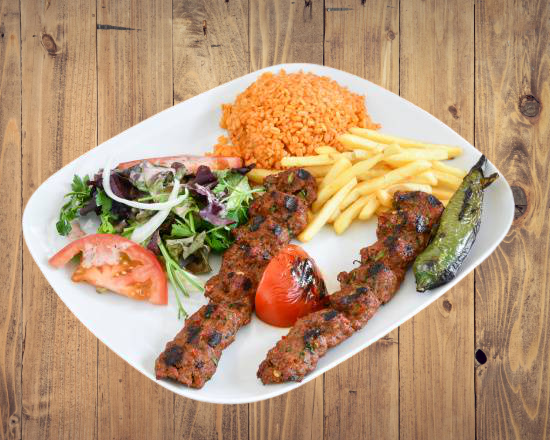 Menu brochettes maison escalope de poulet