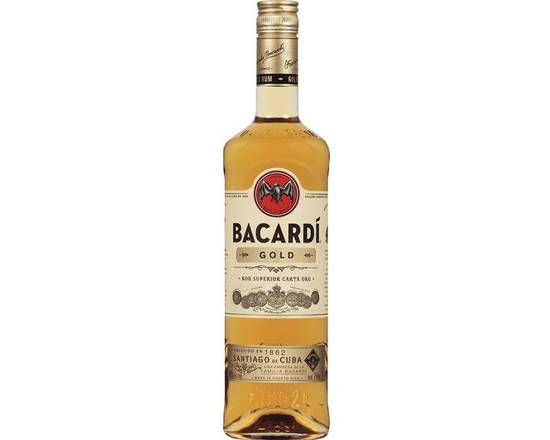 Order Bacardi Gold Rum 750ml (40%  ABV) food online from Richmond Food Center store, Richmond on bringmethat.com
