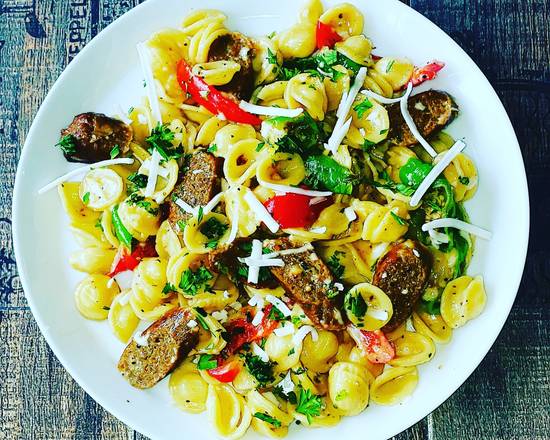 Order Vegan Beyond Sausage Orecchiette food online from Pizzanada store, Bloomfield on bringmethat.com