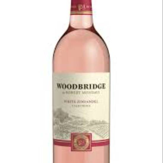 Order WOODBRIDGE WHITE ZINFANDEL 750ML BOTTLE food online from Duke Liquor & Jr. Market store, Los Angeles on bringmethat.com