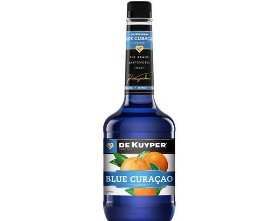 Order Dekuyper Blue Curacao, 750mL other (24% ABV) food online from Woodbury Wine & Spirits store, ORLANDO on bringmethat.com