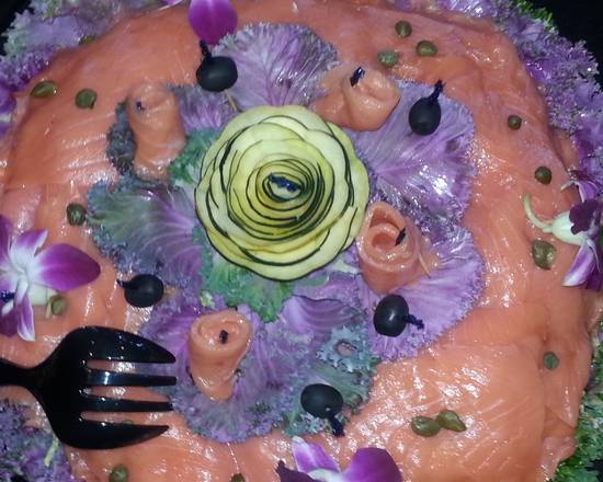 Order 1/4 LB Hand Carved Nova Scotia Lox food online from Long Island Bagel Cafe store, Bellmore on bringmethat.com