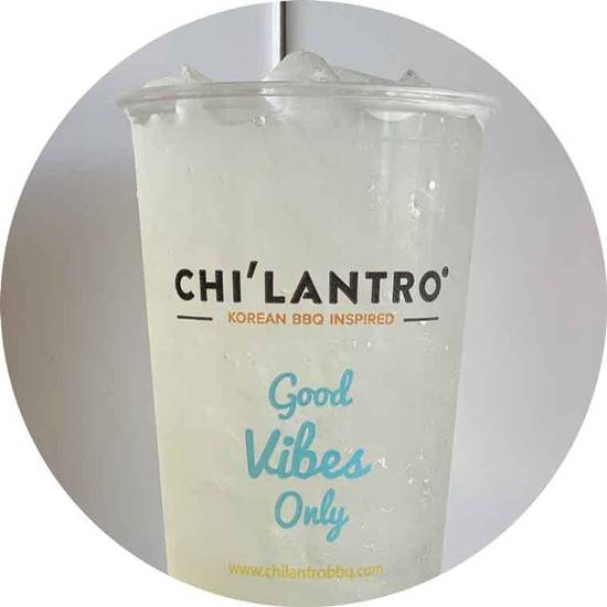 Order Basil Peach Lemonade food online from Chi'lantro store, Austin on bringmethat.com