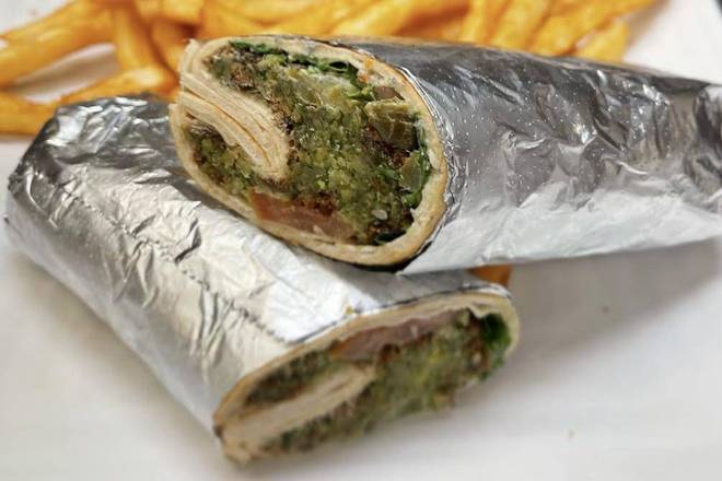 Order Falafel Wrap food online from Cafe Layal store, HOUSTON on bringmethat.com