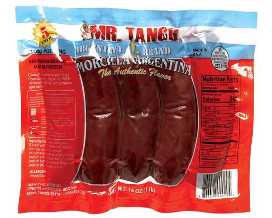 Order Mr. Tango Morcilla Argentina 16 oz food online from Bay Supermarket store, Miami Beach on bringmethat.com