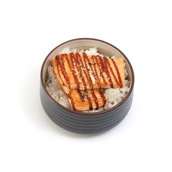 Order Salmon Teriyaki Bowl food online from Yogi Teriyaki & Grill store, Mesa on bringmethat.com