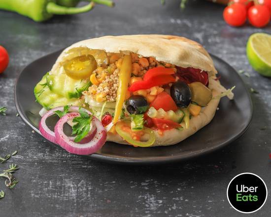 Homemade pita gezond