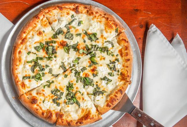 Order White Pizza food online from King's Pizza store, Daytona Beach on bringmethat.com