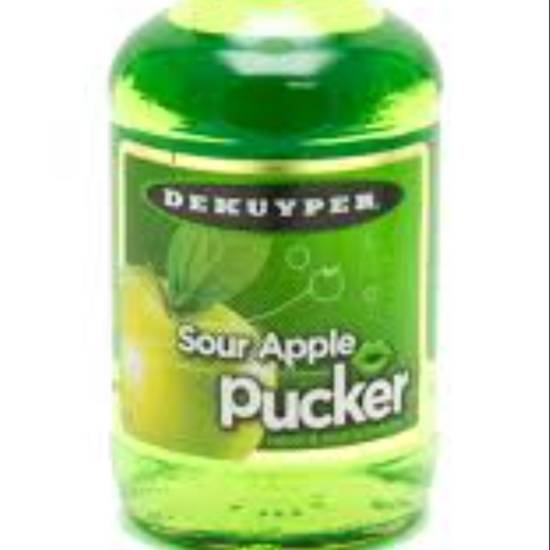 Order Dekuyper Sour Apple 750ml 15%ABV  food online from Princess Liquors store, Port Saint Lucie on bringmethat.com