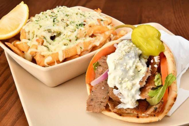 Order Combo Great Greek Gyro food online from The Great Greek Mediterranean Grill store, Troy on bringmethat.com