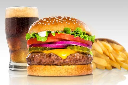 Order The Monster Burger food online from Falafel Flame store, Sunnyvale on bringmethat.com