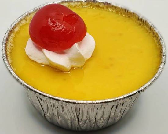 Order flan (homemade) food online from Burger Legend store, Altamonte Springs on bringmethat.com