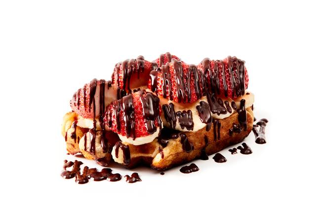 Order Fruit Delight Waffle food online from Zinneken Belgian Waffles store, Glastonbury on bringmethat.com