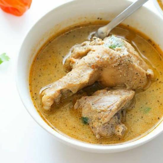Order Hen (Chicken) Pepper Soup food online from Jollof Land store, Austin on bringmethat.com