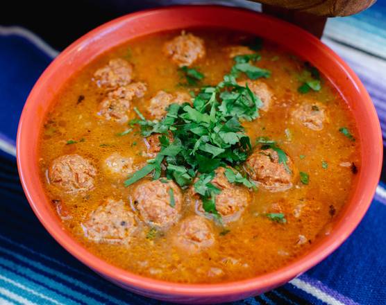 Order Albondigas Soup food online from Cafe Coyote store, San Diego on bringmethat.com